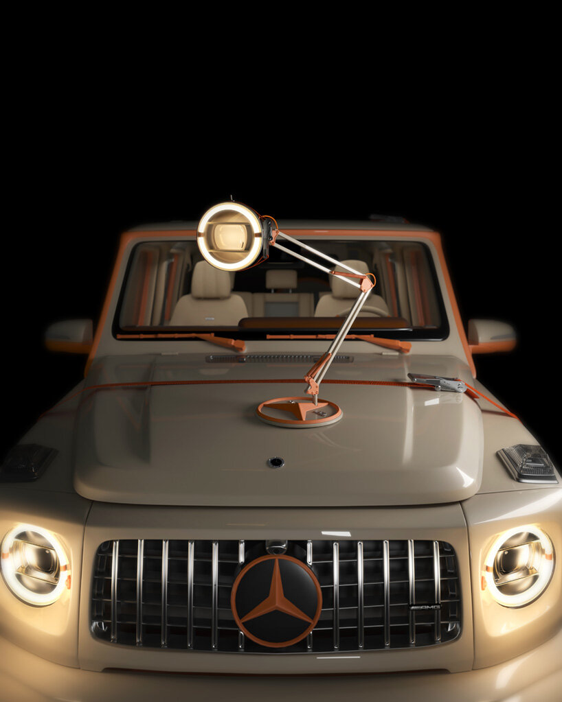 zyva studio + charlotte taylor reinterpret G-wagon as a series of architectural atmospheres