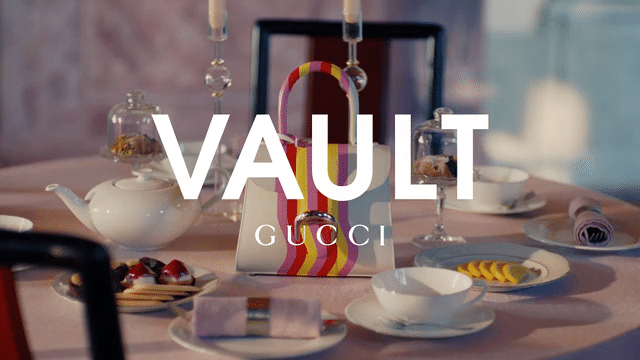 gucci vault presents new brands with surreal, optical illusion campaign