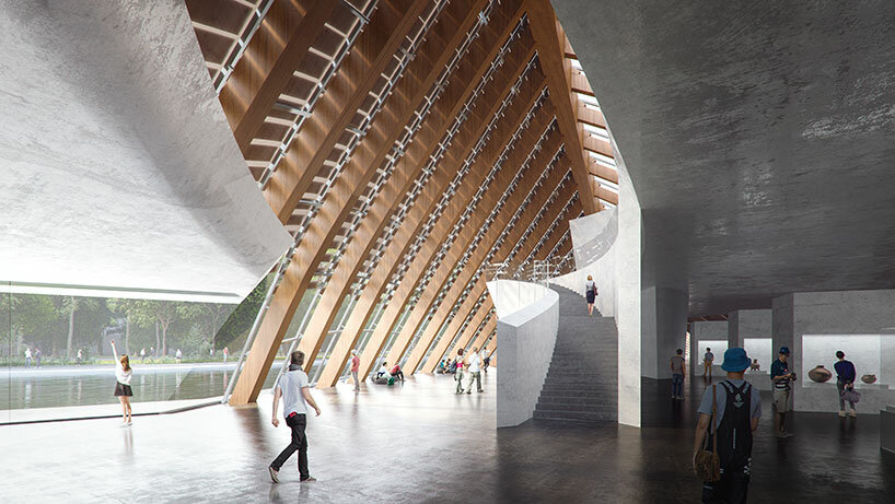 MAD architects' sanxingdui museum is inspired by ancient bronze eye masks