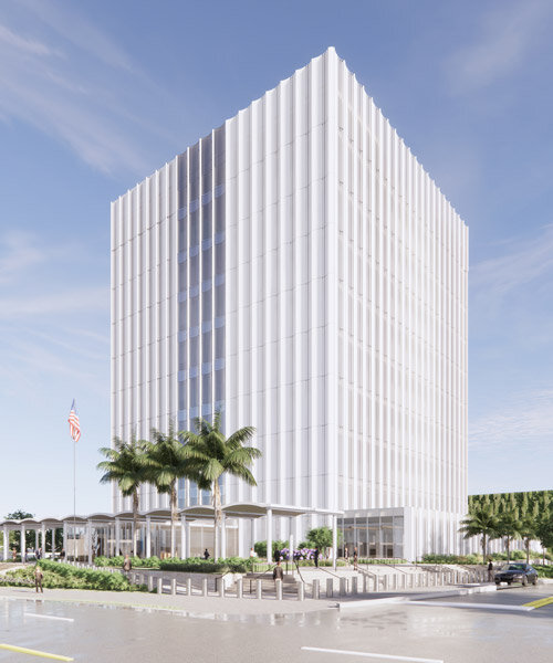 SOM designs this courthouse with the brightness and warmth of fort lauderdale, florida