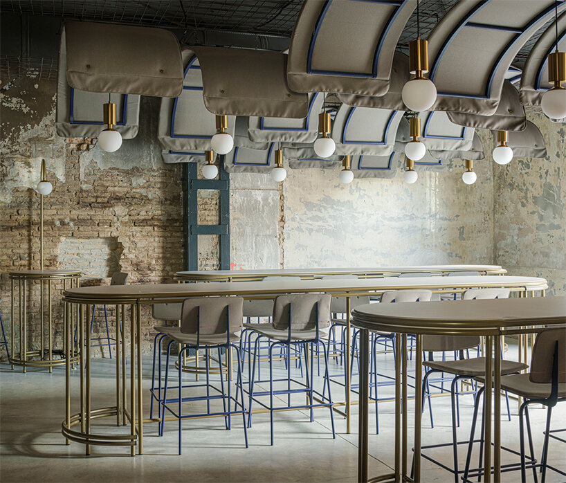 suspended accoustic domes crown valencia's al taulell restaurant interior
