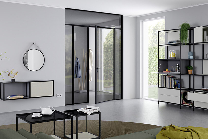 modular shelving 'creo' by raumplus makes tidying up flexibly stylish