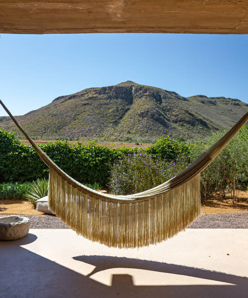 in mexico, this 'hotel paradero' honors the desert sculpted by the wind