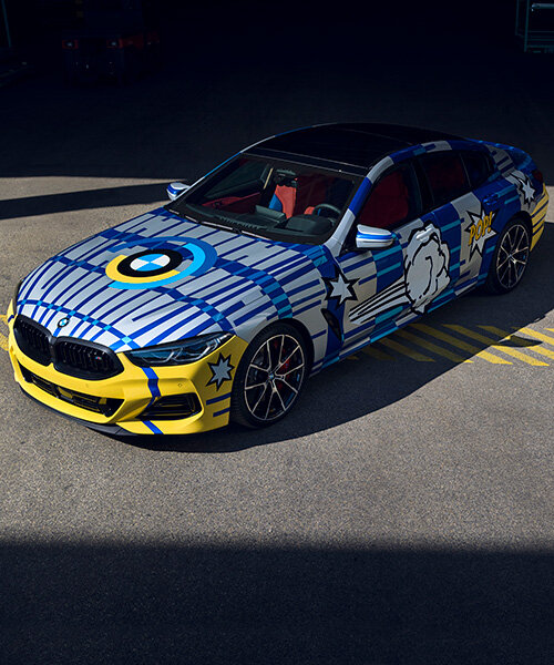 jeff koons pops limited edition BMW 'dream car' at frieze los angeles 2022