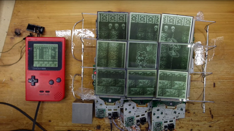 kgsws patches 9 game boys into one big screen using reversed engineering