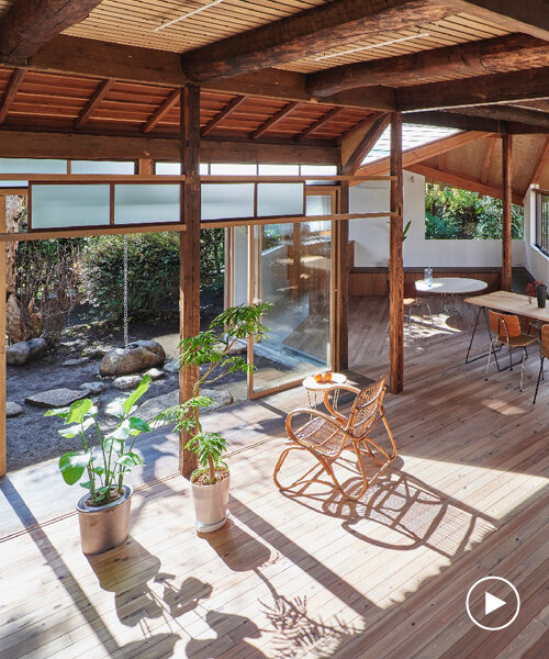 mandai architects renovates 100-year-old 'shiiba house' in kyoto, japan