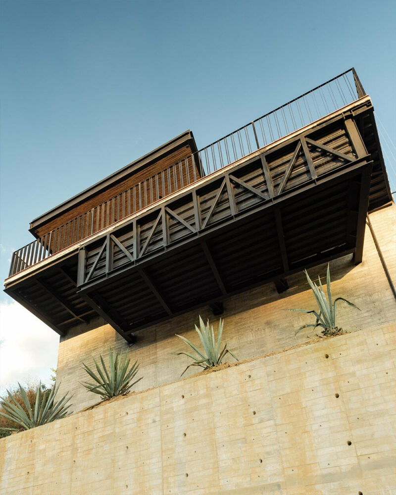 casa laurel is designed as a retreat for a retired couple in oaxaca, mexico