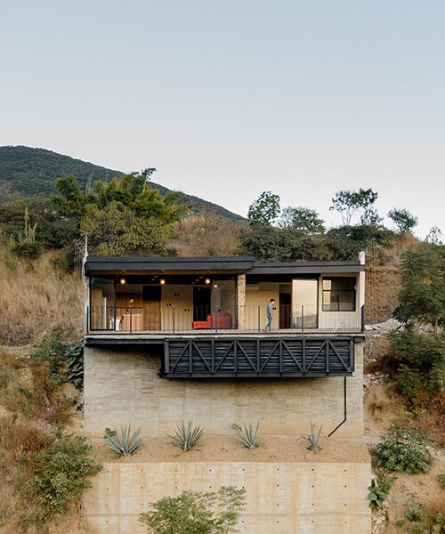 casa laurel is designed as a retreat for a retired couple in oaxaca, mexico