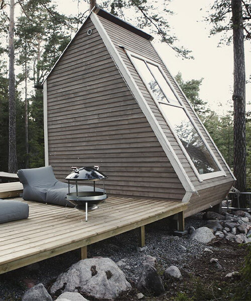 robin falck's nido cabin is a 9 sqm getaway nestled in the finnish woods