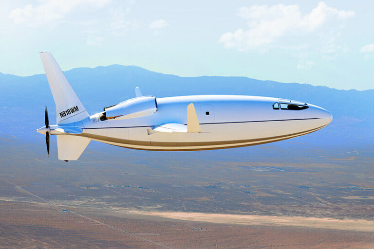 fuelefficient 'bullet' airplane seeks to revolutionize private air