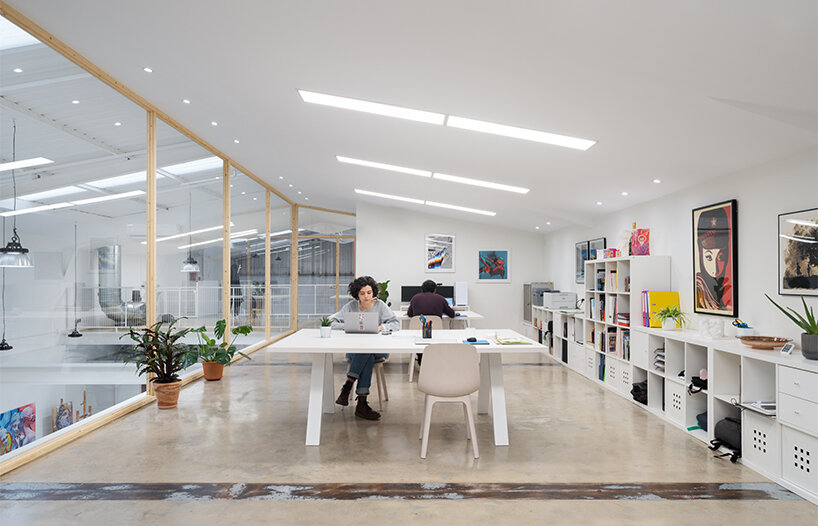 pichiavo's new art studio is a converted warehouse in valencia