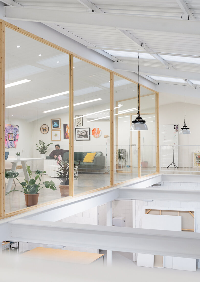 pichiavo's new art studio is a converted warehouse in valencia