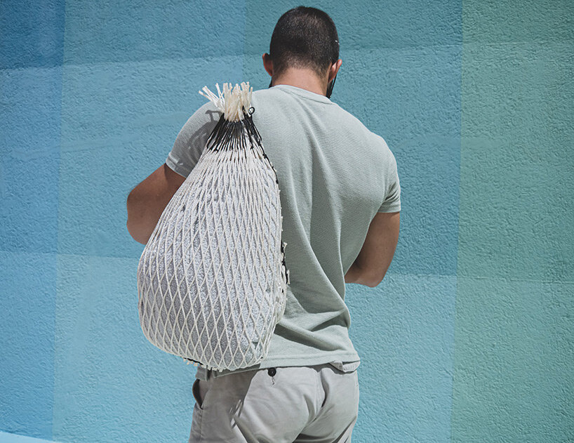project risacca recycles fishing nets into pieces of ethical fashion & sustainable design