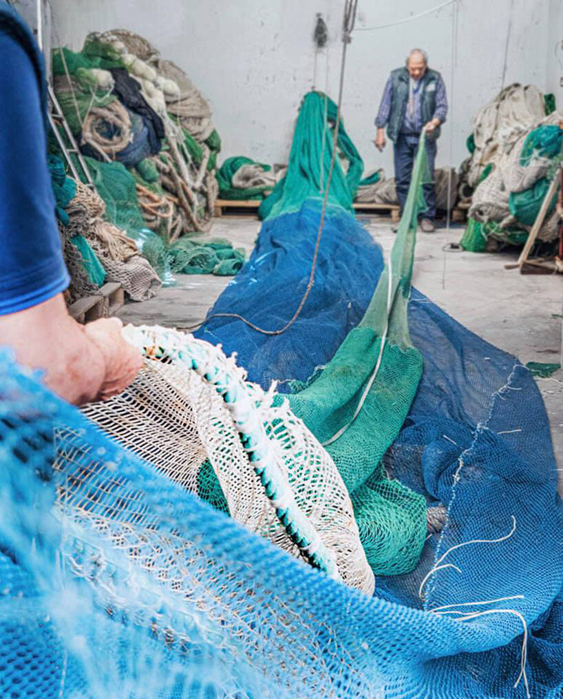 project risacca recycles fishing nets into pieces of ethical fashion &  sustainable design