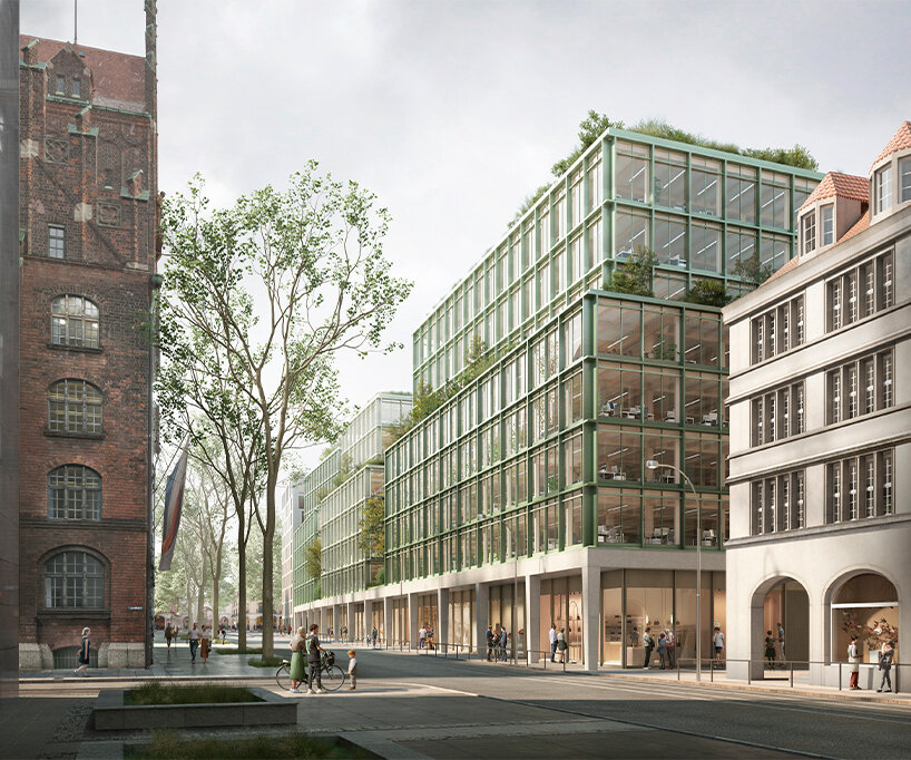 david chipperfield architects' winning proposal for mixed-use complex in munich