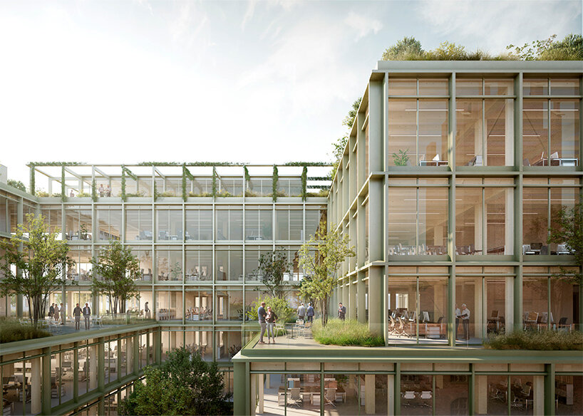 david chipperfield architects' winning proposal for mixed-use complex in munich