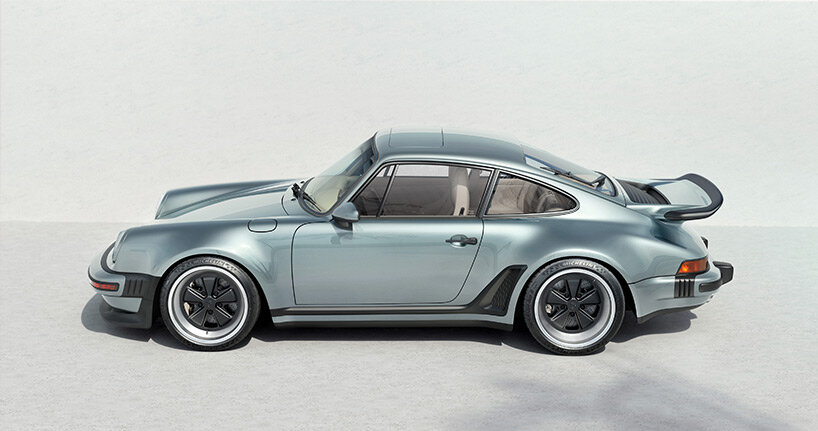 the porsche 911 turbo study by singer incorporates turbocharging