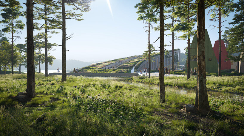 snøhetta breaks ground on long-awaited sustainable lakehouse in wendelstrand, sweden