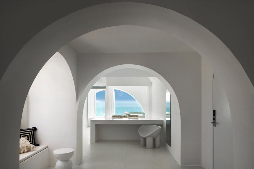 this hotel by GS design brings the style of mykonos to china's island coast