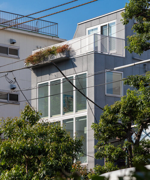 in tokyo, van der architects' house on kananadori is photographed by vincent hecht