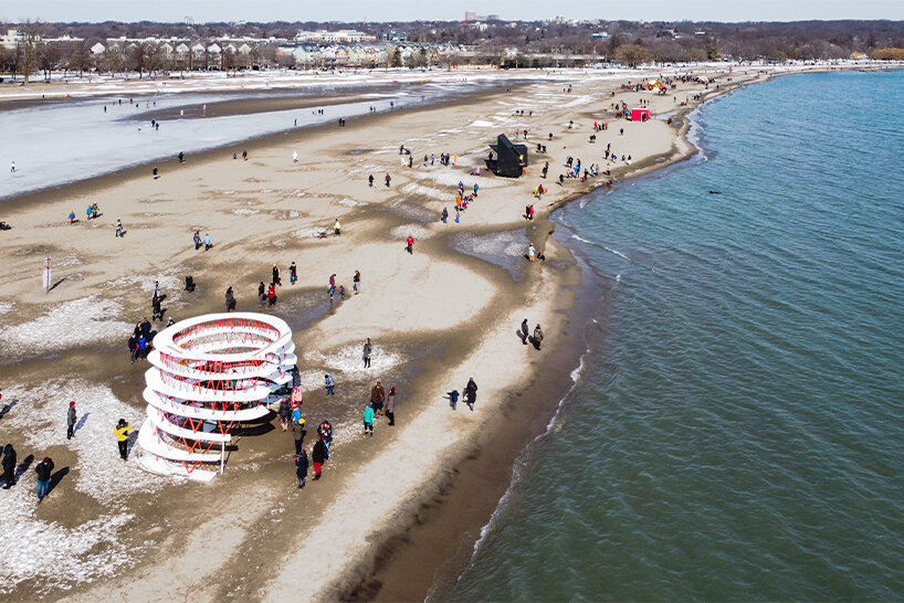 winter stations unveils its 2022 winners at toronto's woodbine beach