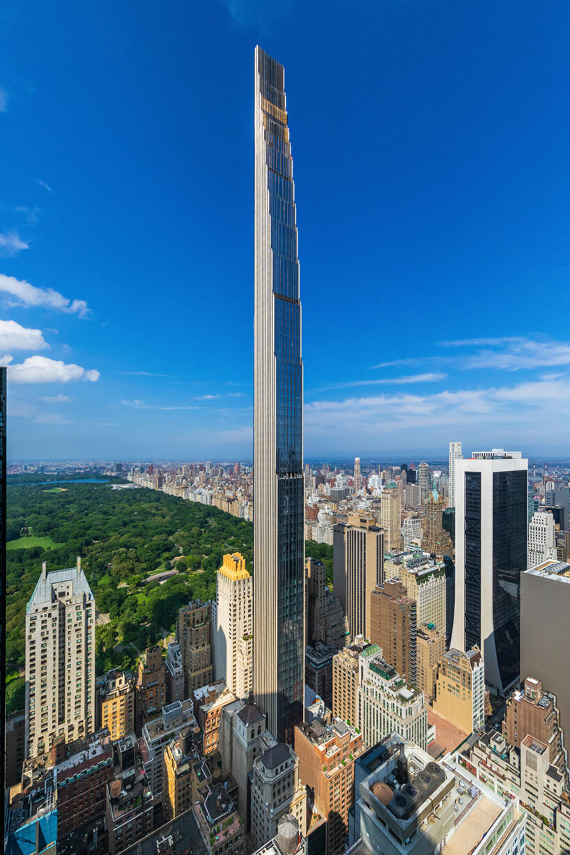 SHoP architects completes exterior architecture of supertall 111 west 57th street tower