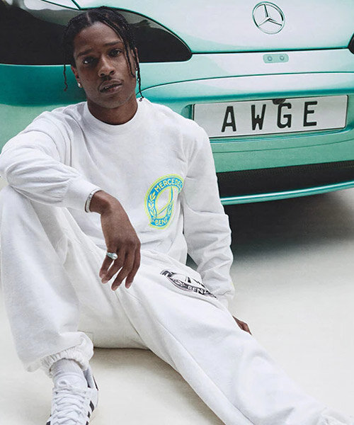 a$ap rocky and mercedes-benz collaborate for a 90s-inspired fashion collection