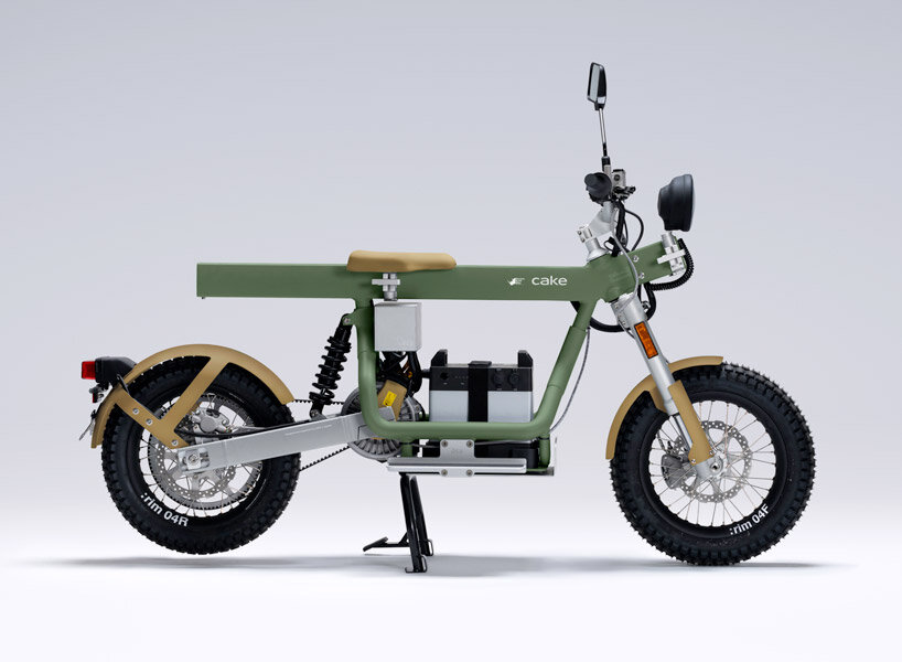 swedish brand CAKE will start using paper materials in electric motorcycles