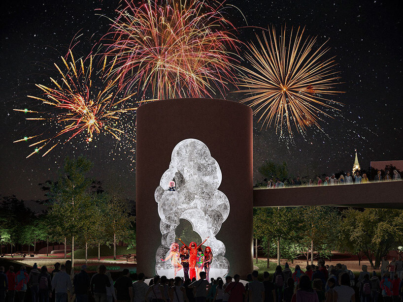 canada's LGBTQ2+ national monument features glowing disco ball interior
