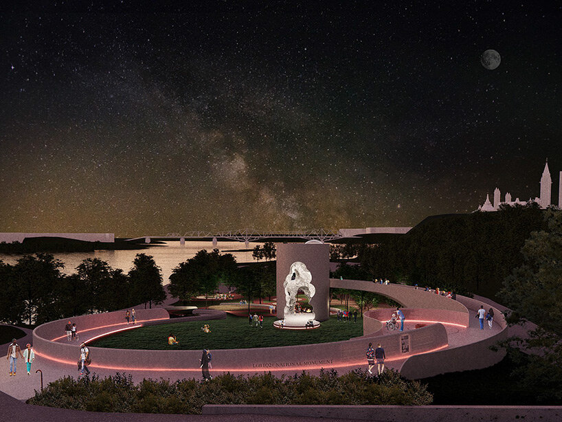 canada's LGBTQ2+ national monument features glowing disco ball interior