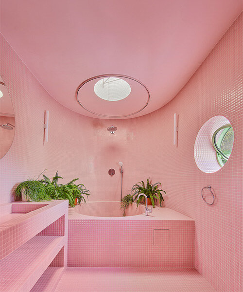 pastel pinks inject vitality to renovated 1988 residence by cierto estudio in barcelona
