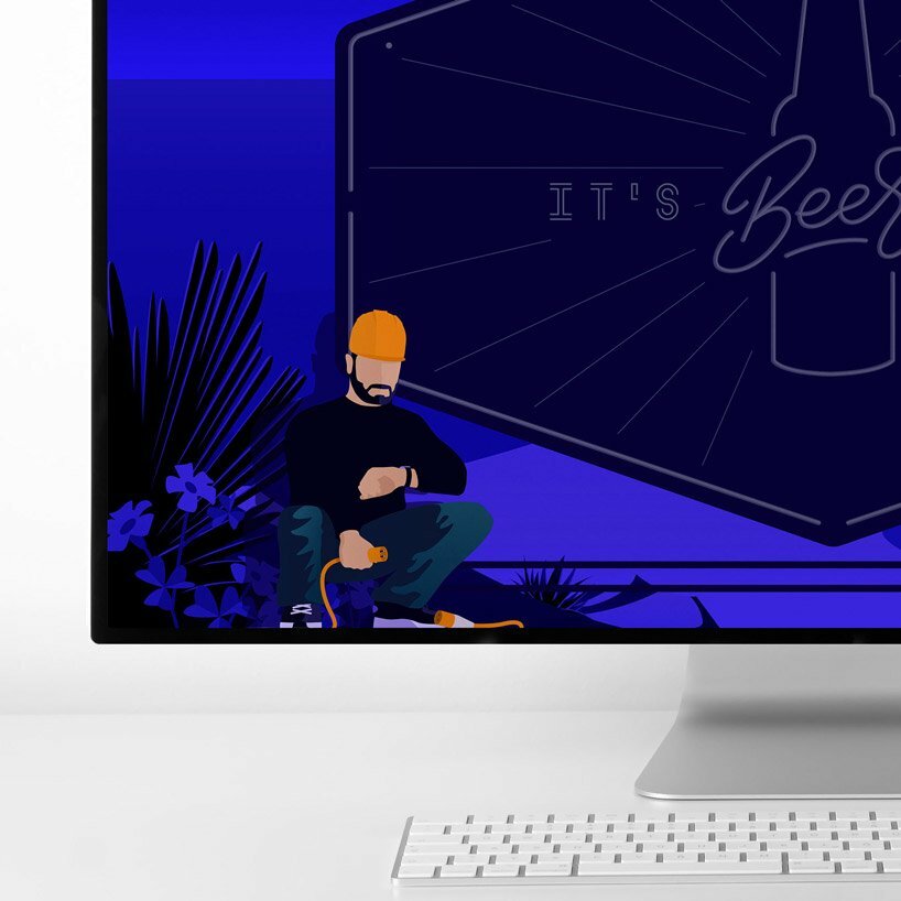 avoid burnout with dynamic wallpapers that tell you when to clock off
