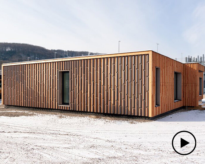 robotically crafted CoDe facades reinterpret swiss woodcraft tradition