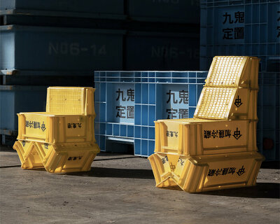 takuto ohta gives new life to discarded fishing containers in rural japan