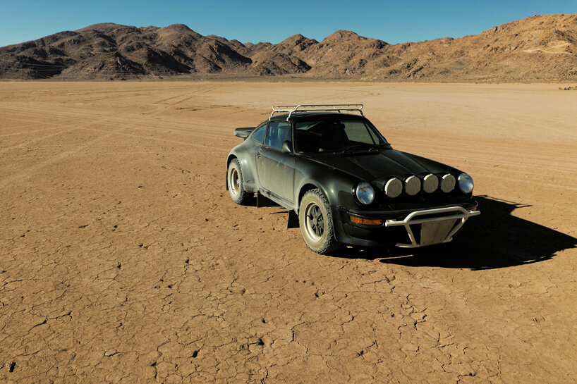 daniel arsham collabs with stone island on safari porsche 911 off-roader