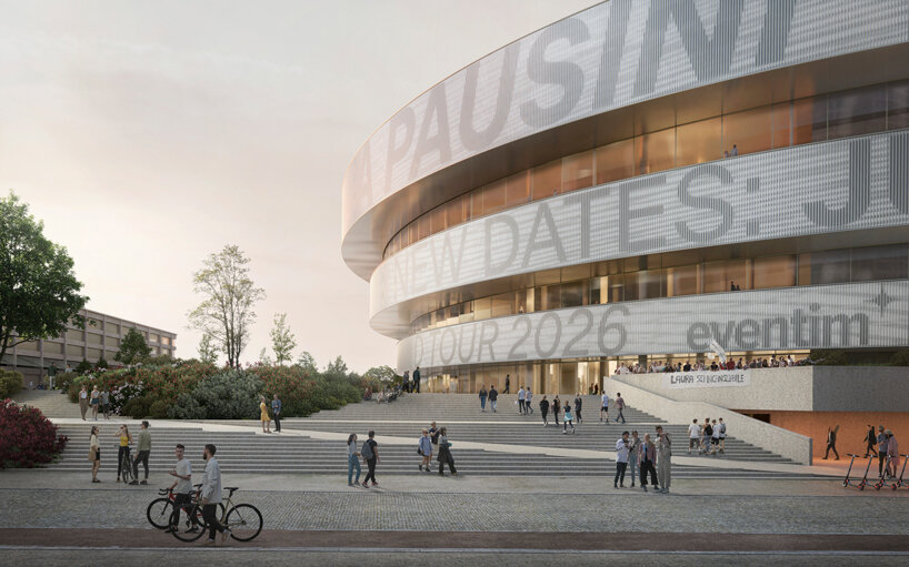 david chipperfield designs oval shaped stadium for milan's winter olympics