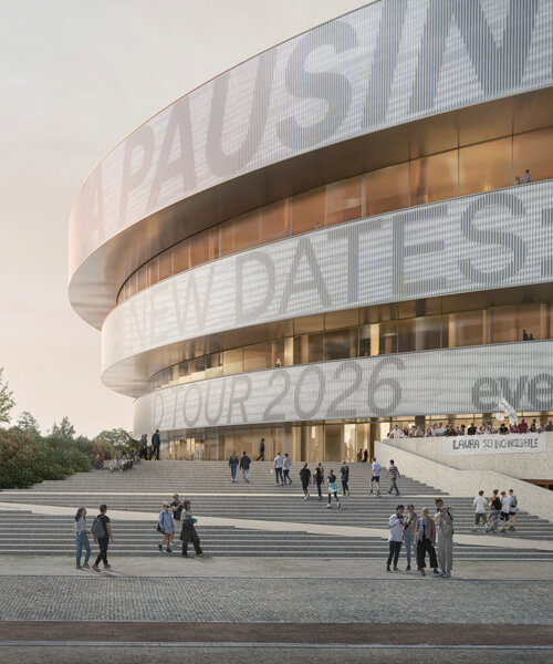 david chipperfield designs oval shaped stadium for milan's winter olympics