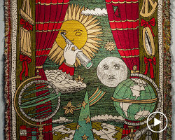 fornasetti presents 13 sun-inspired tapestries at NOMAD st moritz
