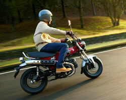 honda revives dax ST125 for 2023 with upgraded power, frame, suspension, and brakes