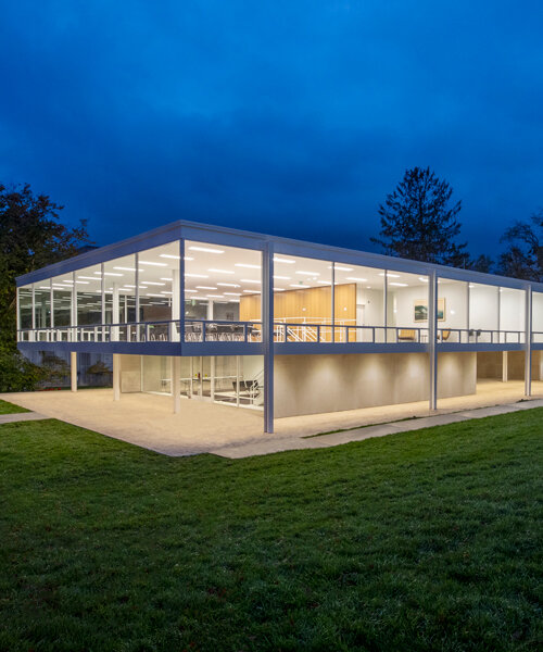 rediscovered mies van der rohe project is realized in indiana, 70 years after its design