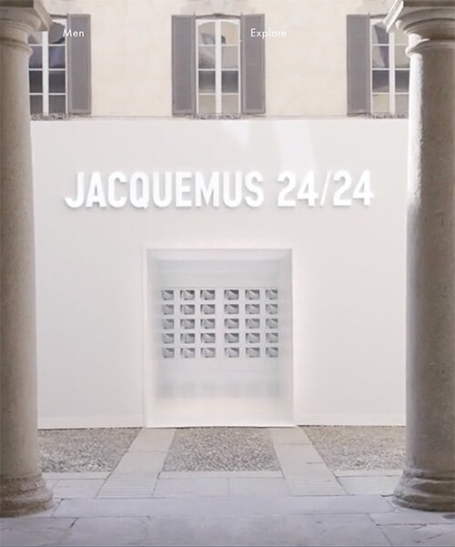 jacquemus installs all-white 24-hour vending machine in milan