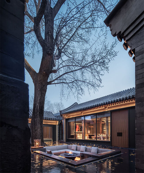set in a beijing hutong, 'la maison xun' is a dining spot reviving old courtyard life