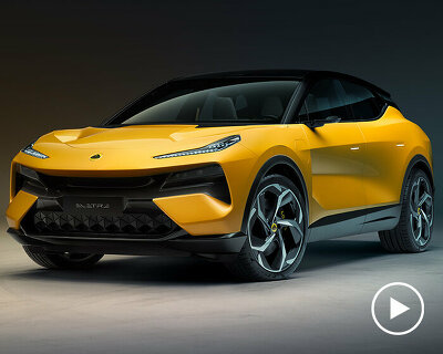 all-electric lotus eletre 600+ hp hyper SUV's design carved by air