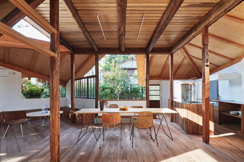 mandai architects renovates 100-year-old 'shiiba house' in kyoto, japan