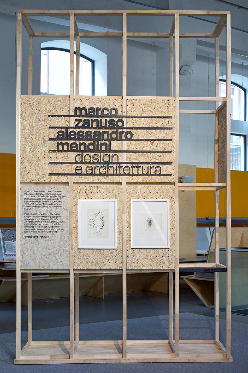 works by marco zanuso & alessandro mendini converse in latest exhibition by ADI museum