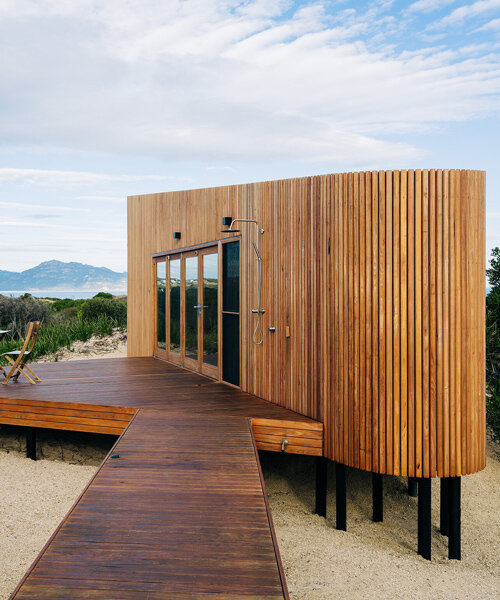 matt williams' dolphin sands studio is a viewfinder within tasmania's coastal dunes