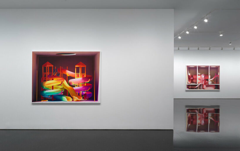 iranian artist presents vivid paintings of carefree childhood at gagosian new york