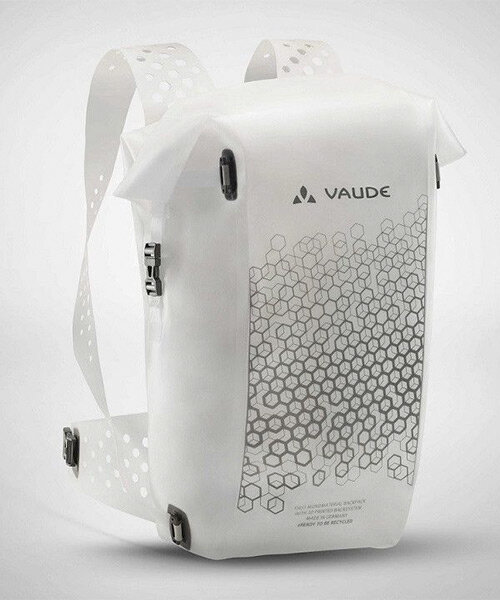 novum 3D is a 100% recyclable futuristic backpack made from mono-materials