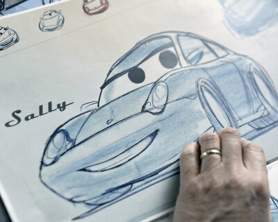 nearly 20 years after 'cars,' porsche and pixar team up again to create custom one of one