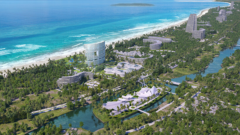 büro ole scheeren designs tropical resort on sanya's stunning coastline